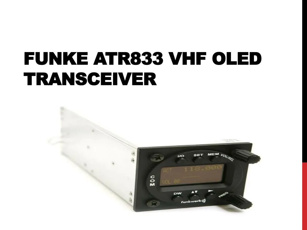 funke atr833 vhf oled transceiver