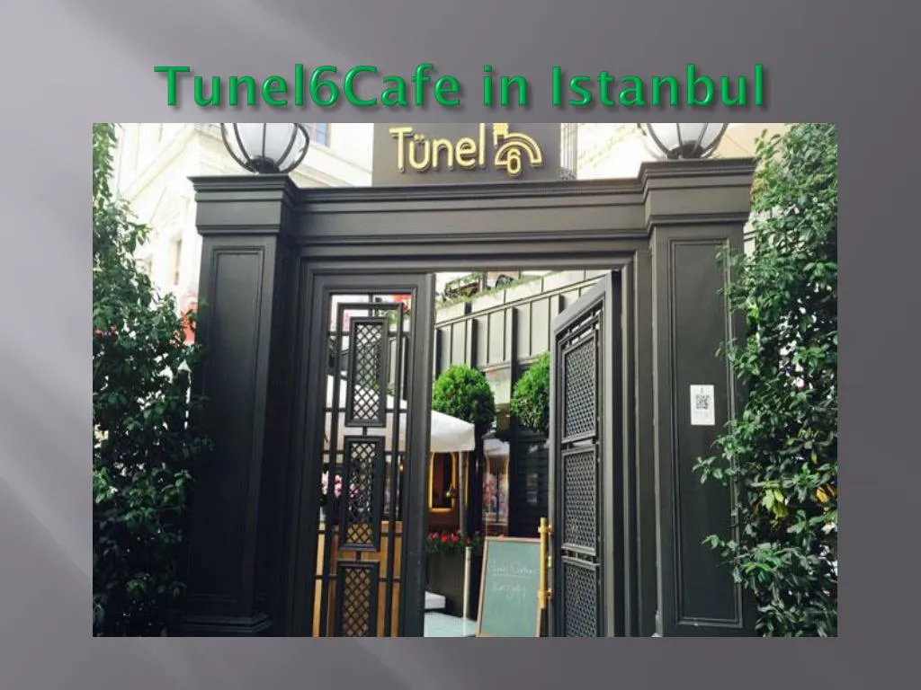 tunel6cafe in istanbul