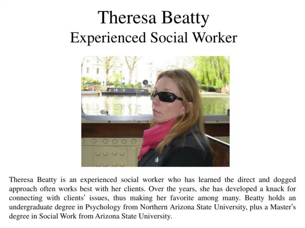Theresa Beatty Experienced Social Worker