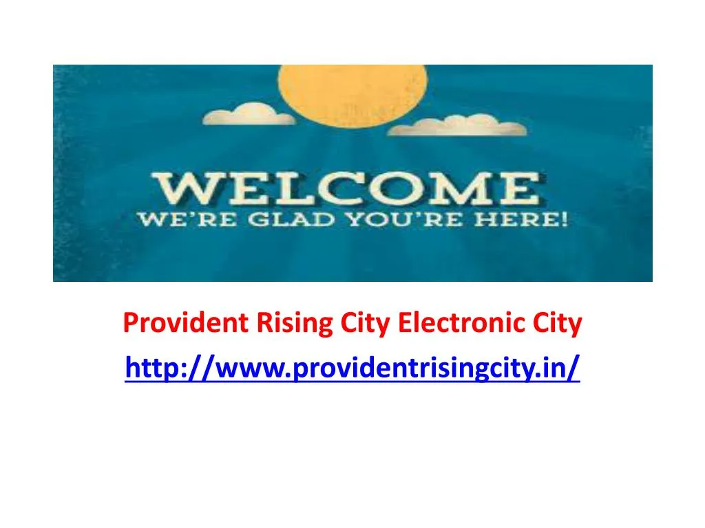 provident rising city electronic city http www providentrisingcity in