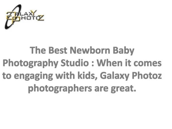 The Best Newborn Baby Photography Studio