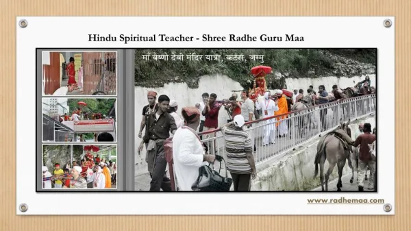 Hindu Spiritual Teacher - Shree Radhe Guru Maa