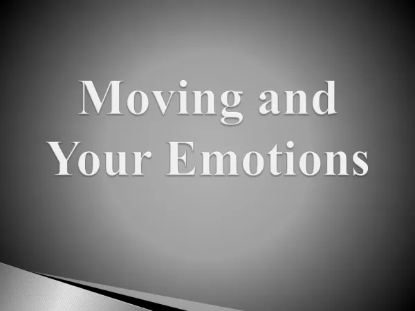 Moving and Your Emotions