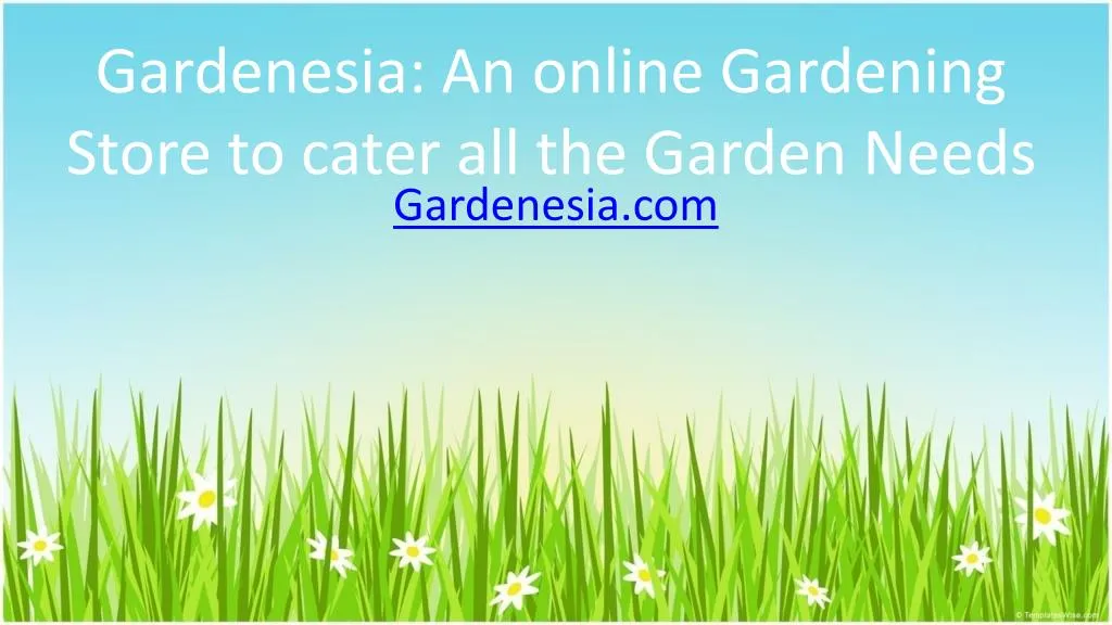gardenesia an online gardening store to cater all the garden needs