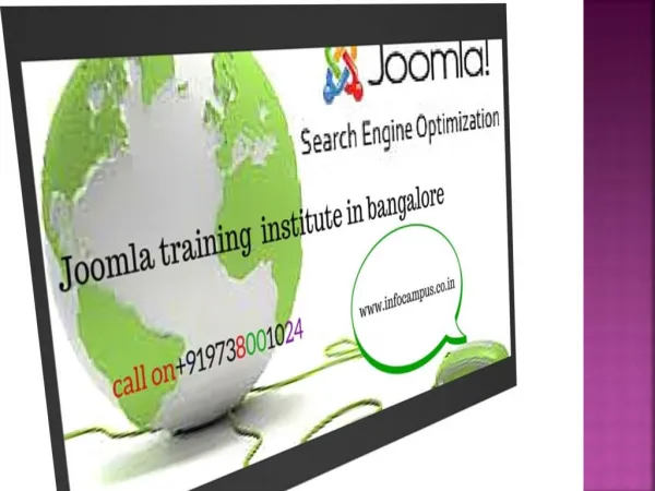 jomla training institute in bangalore