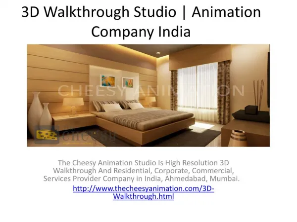 3D Walkthrough Studio | Animation Company India