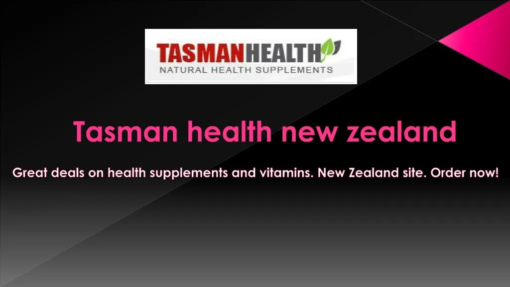 tasman health new zealand