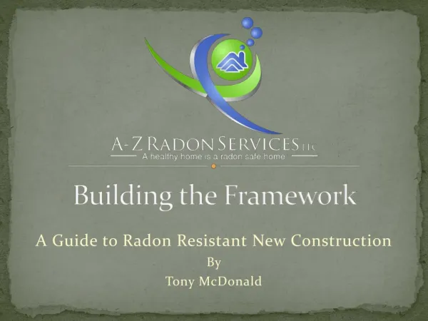 A Guide to Radon Resistant New Construction