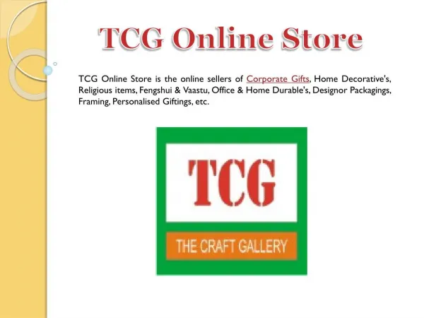 Buy Corporate Gifts Online in Noida at TCG Online Store