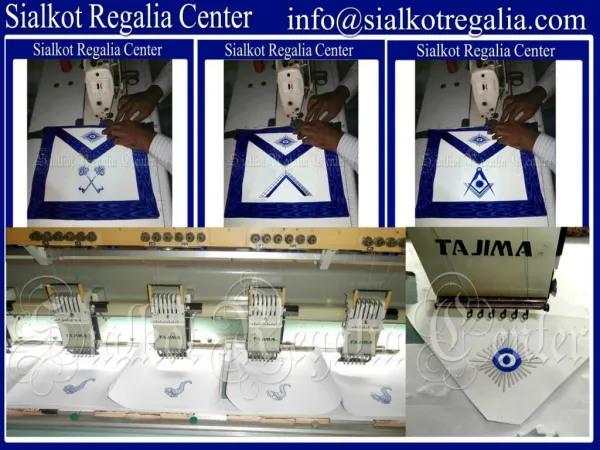 Officer Apron set Blue Lodge