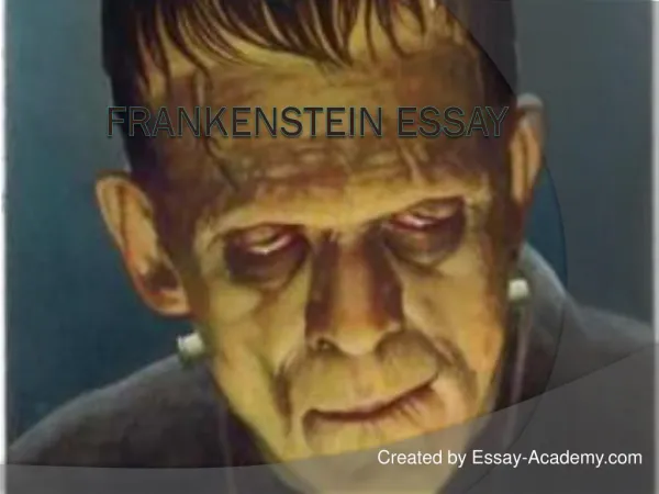 Frankenstein Essay