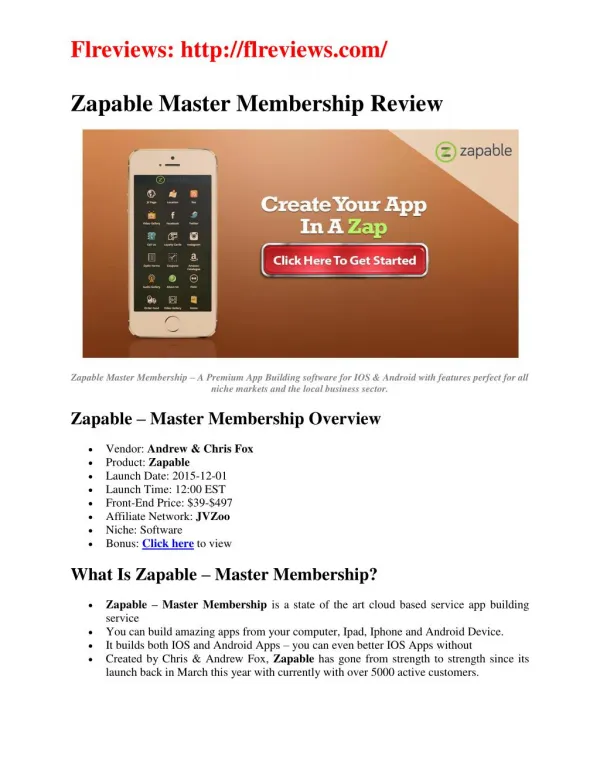 Zapable Master Membership huge discount