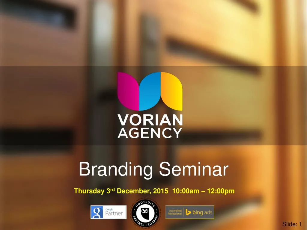branding seminar