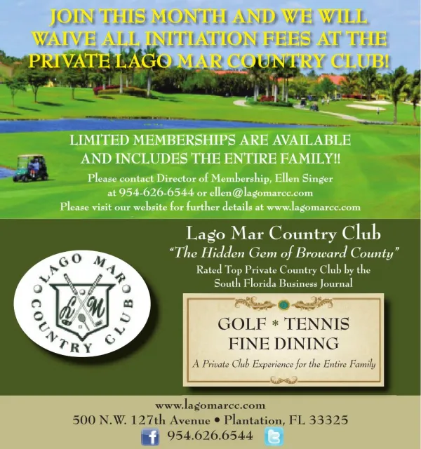 Special Membership Offering by Lago Mar Country Club
