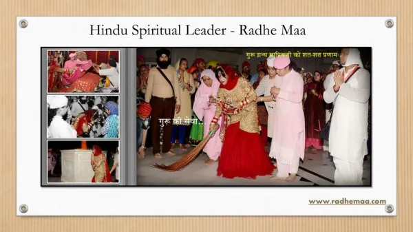 Hindu Spiritual Leader - Radhe Maa