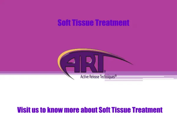 Soft Tissue Treatment