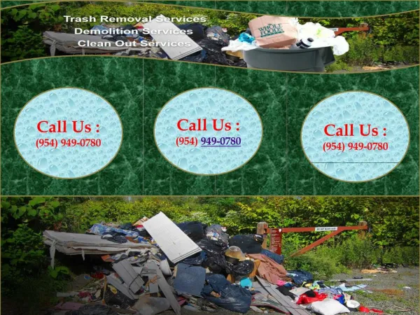 Rubbish Removal - Junk Removal Fort Lauderdale