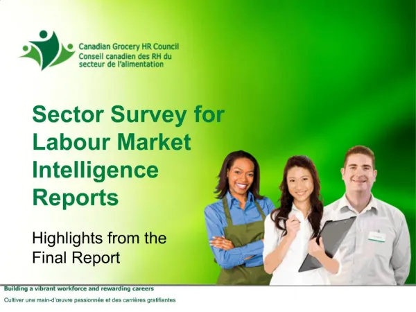 Sector Survey for Labour Market Intelligence Reports