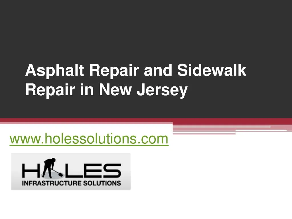 asphalt repair and sidewalk repair in new jersey