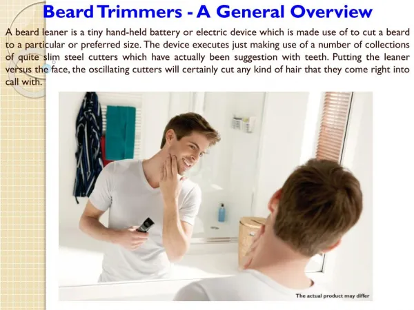 Beard Trimmers - A General Overview