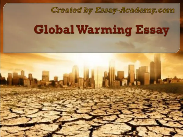 Global Warming Essay