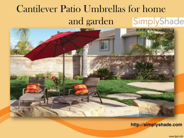 Cantilever Patio Umbrellas for home and garden