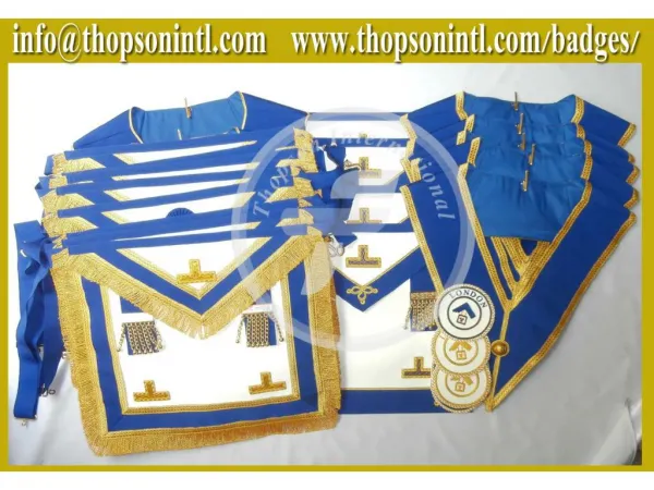 Masonic Craft provincial undress collar