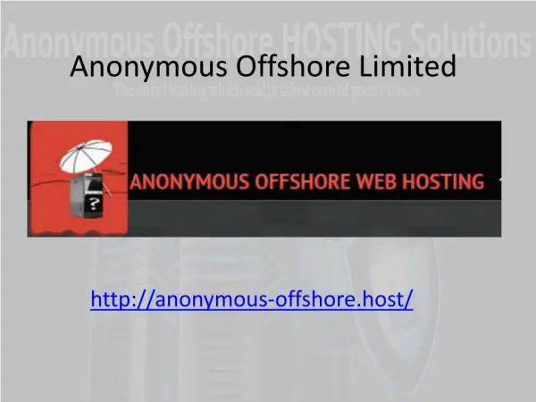 Facts about Security from Anonymous Hosting