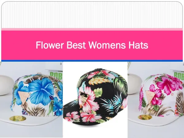 Flower Best Womens Hats