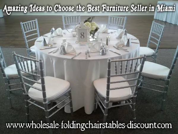 Amazing Ideas to Choose the Best Furniture Seller in Miami