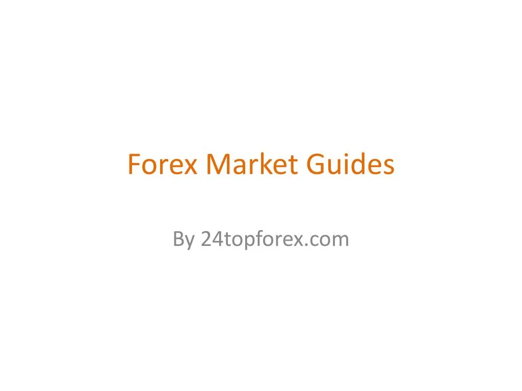 forex market guides