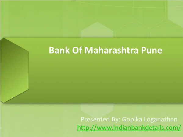 Bank Of Maharashtra Pune branches