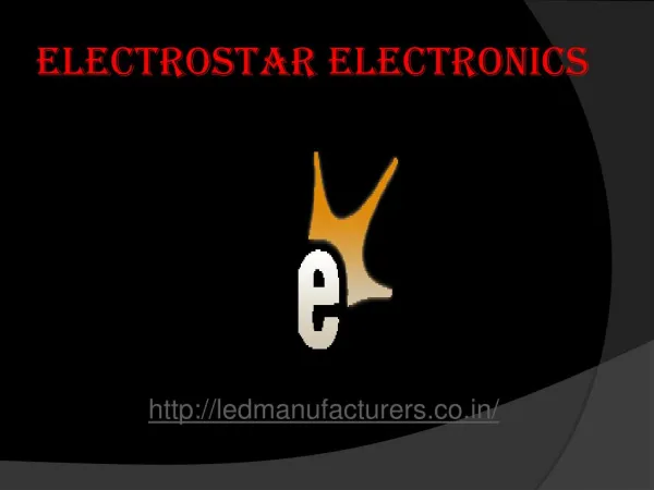 Led Light manufacturers in noida :Electrostar Electronics