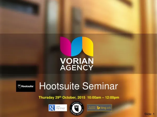 Hootsuite Training Seminar by Matt Lynch Perth Social Media Specialist