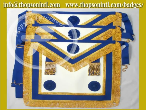 Masonic craft provincial full dress apron