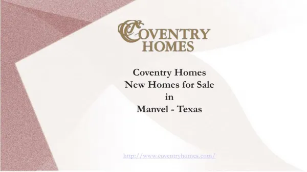 Search for New Homes in Manvel with Elegant Designs - TX