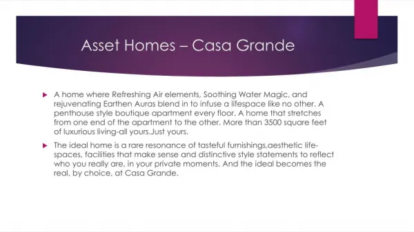 Asset Homes - Apartments In Cochin