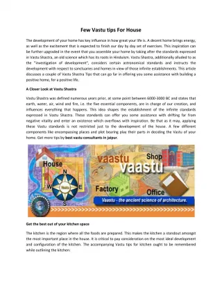 Best Vastu Consultants in Jaipur - slide 1