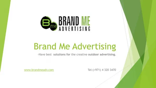 Innovative Advertising Company in Dubai