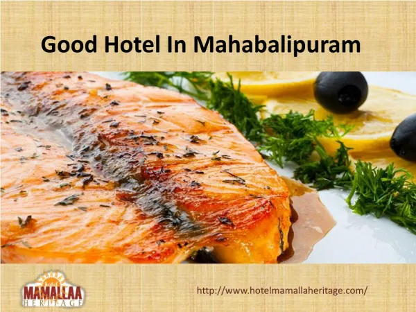 Good Hotels In Mahabalipuram
