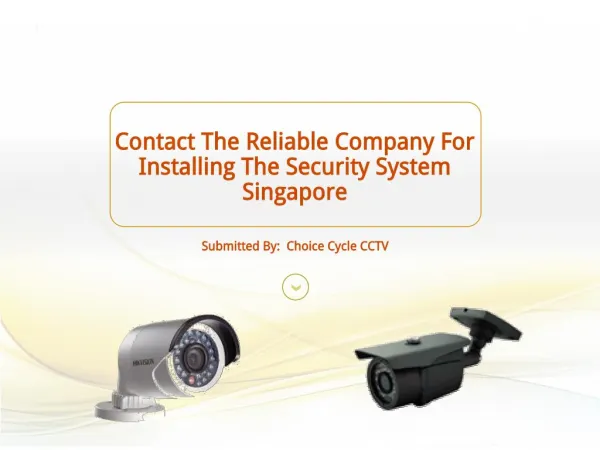 Contact The Reliable Company For Installing The Security System Singapore