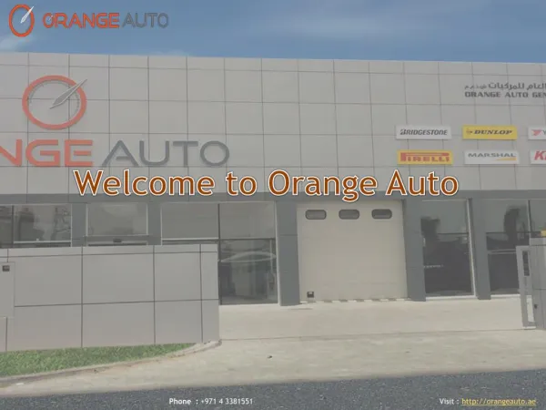 Orange auto