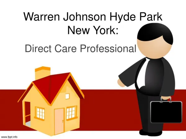 Warren Johnson Hyde Park New York: Direct Care Professional