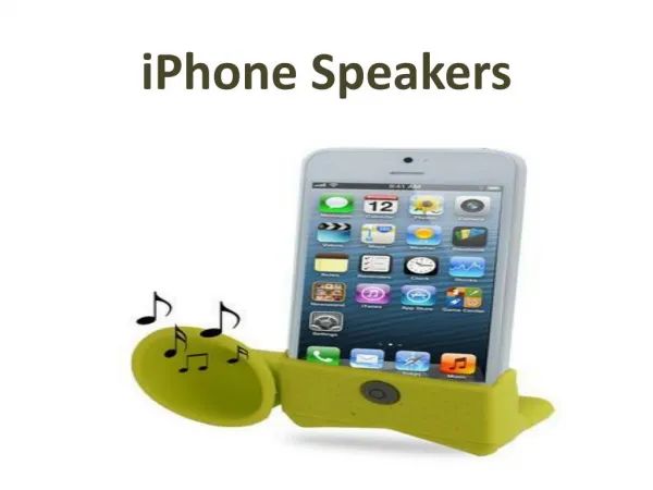 iphone Speakers