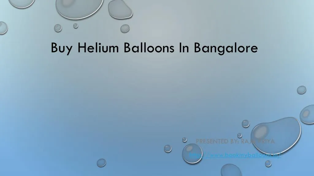 buy helium balloons in bangalore