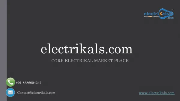 GLOSTER Cables&Wires | electrikals.com