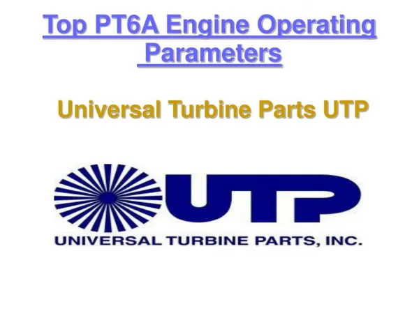 Top PT6 Engine For Sale In Best Prizes