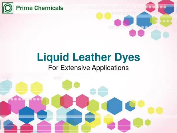 liquid leather dyes for Extensive applications
