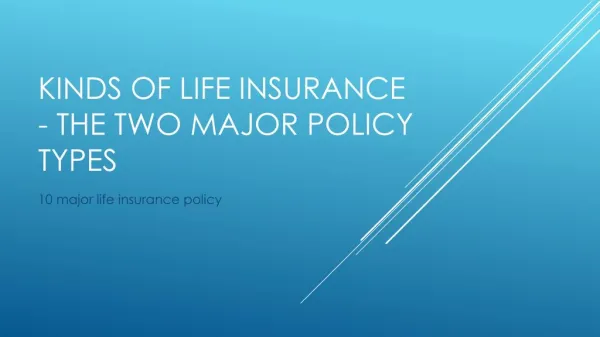 two major life insurance
