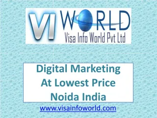 SMO company(9899756694) in Noida India-visainfoworld.com